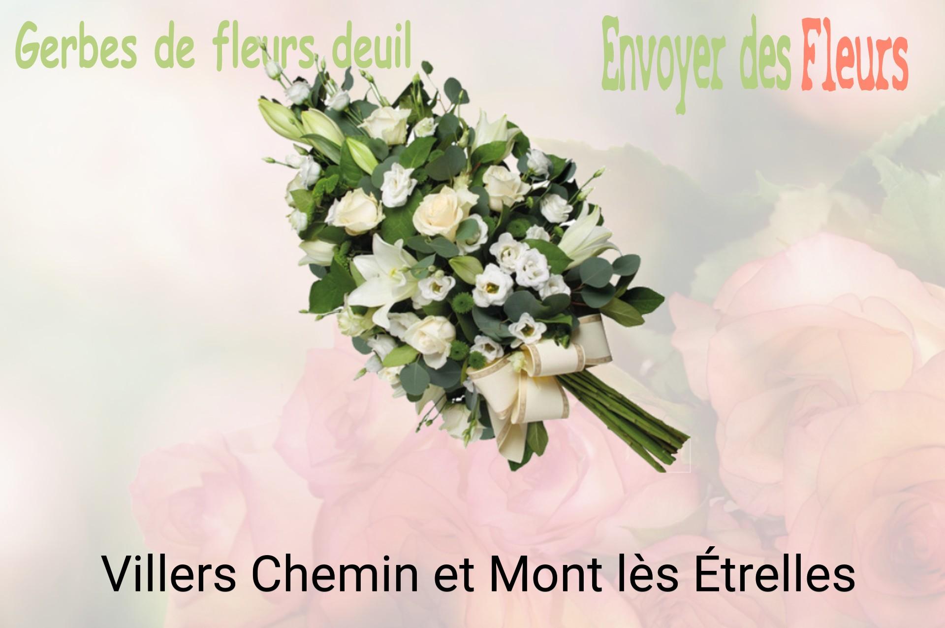 Gerbe de fleurs de deuil livrée à Villers-Chemin-et-Mont-lès-Étrelles