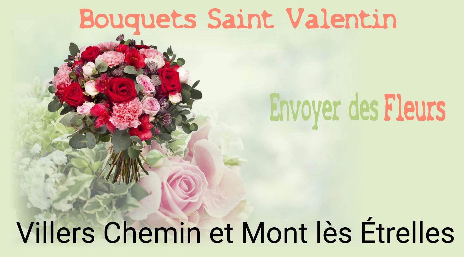 Roses de Saint-Valentin livrées à Villers-Chemin-et-Mont-lès-Étrelles